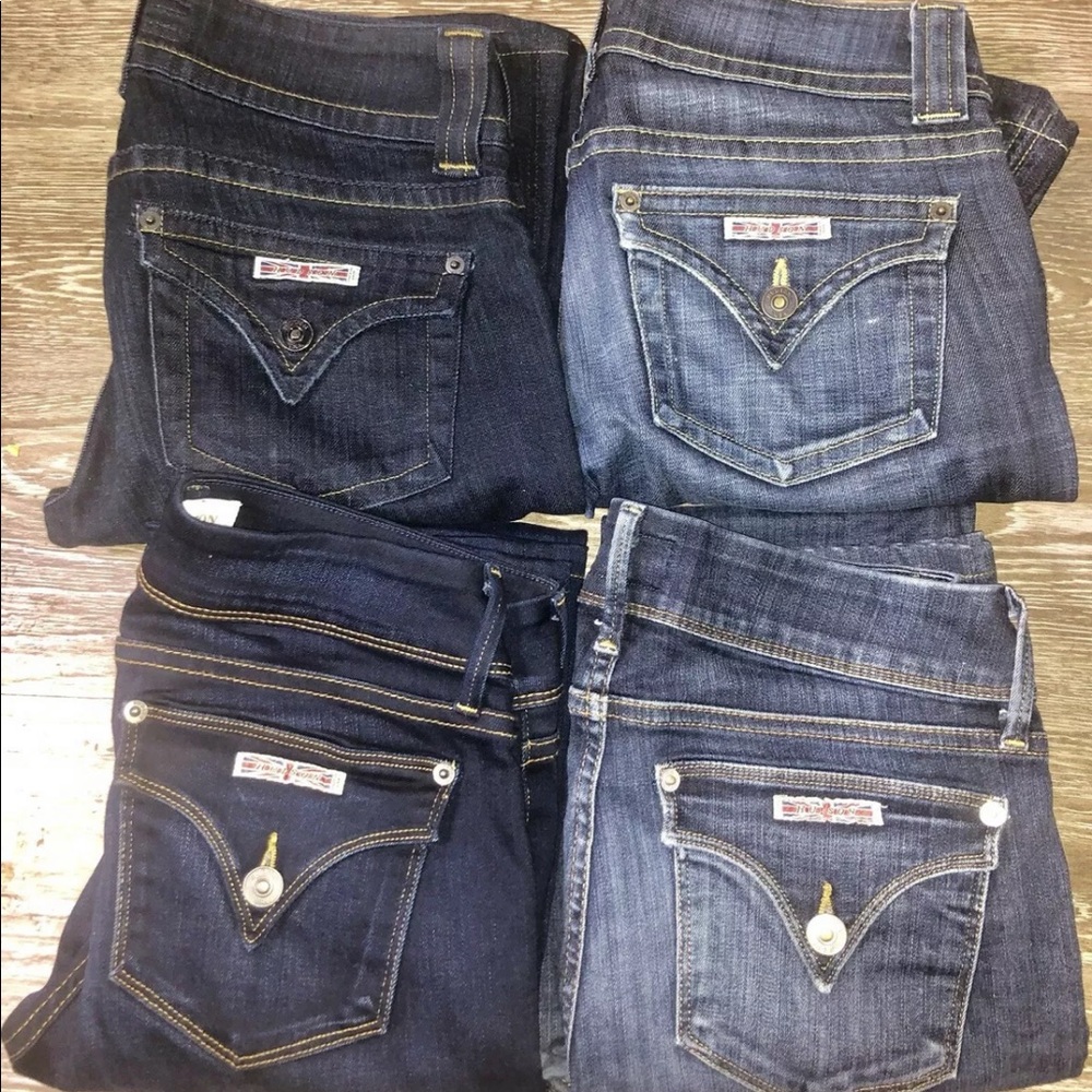 Lot of 4 authentic ladies Hudson jeans